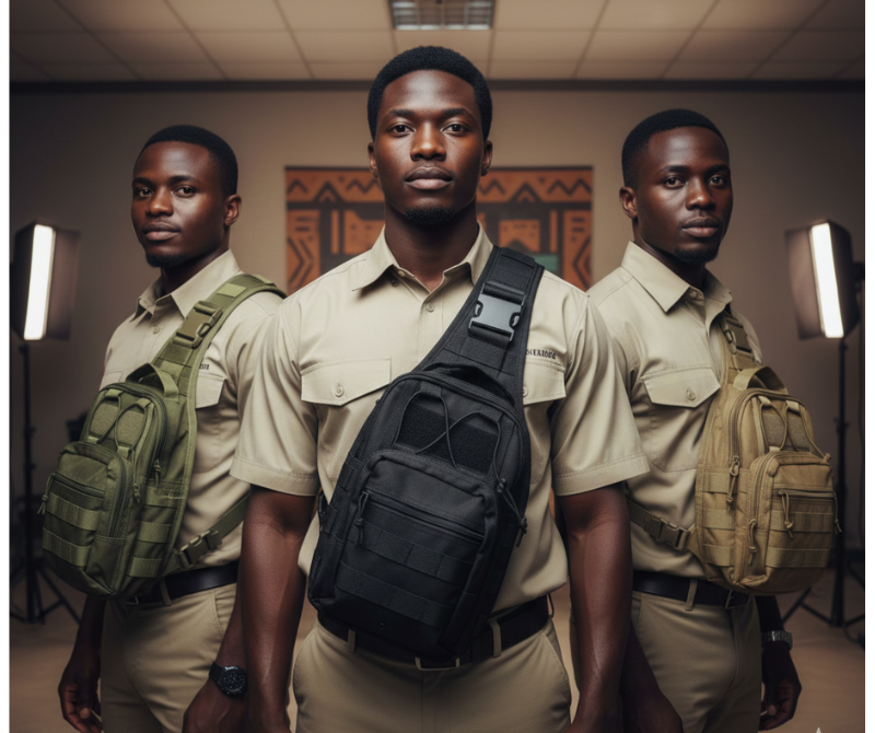 JB30 Outdoor Utility Chest Pack – Black | Khaki | Green